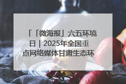 「微海报」六五环境日｜2025年全国重点网络媒体甘肃生态环保行走进兰州新区