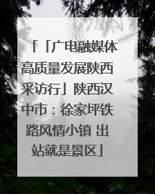 「广电融媒体高质量发展陕西采访行」陕西汉中市：徐家坪铁路风情小镇 出站就是景区