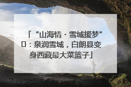 “山海情・雪域援梦”⑪：泉润雪域，白朗县变身西藏最大菜篮子