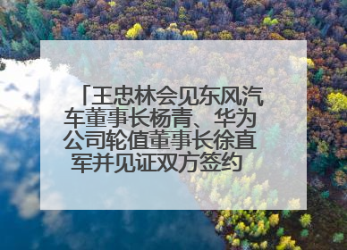 王忠林会见东风汽车董事长杨青、华为公司轮值董事长徐直军并见证双方签约 推动优势互补 实现共赢发展
