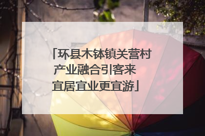 环县木钵镇关营村 产业融合引客来 宜居宜业更宜游
