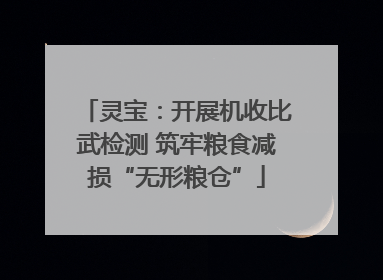 灵宝：开展机收比武检测 筑牢粮食减损“无形粮仓”