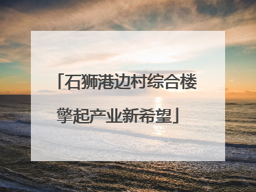 石狮港边村综合楼擎起产业新希望