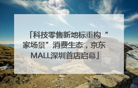 科技零售新地标重构“家场景”消费生态，京东MALL深圳首店启幕