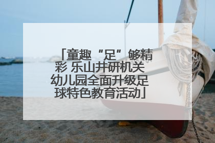 童趣“足”够精彩 乐山井研机关幼儿园全面升级足球特色教育活动