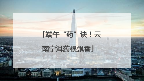 端午“药”诀！云南宁洱药根飘香
