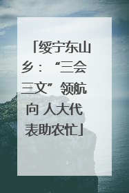 绥宁东山乡：“三会三文”领航向 人大代表助农忙