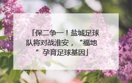 保二争一！盐城足球队将对战淮安，“福地”孕育足球基因