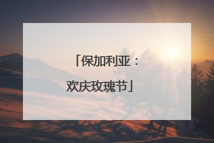 保加利亚：欢庆玫瑰节