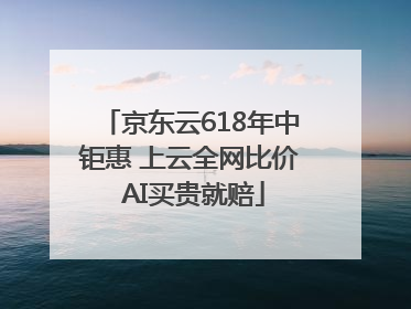 京东云618年中钜惠 上云全网比价 AI买贵就赔