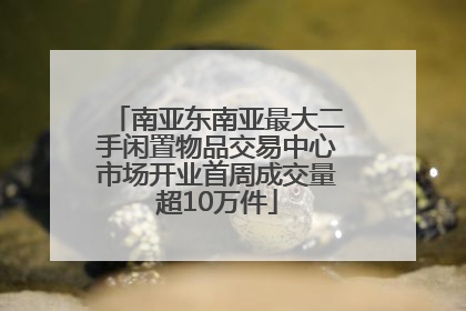南亚东南亚最大二手闲置物品交易中心市场开业首周成交量超10万件