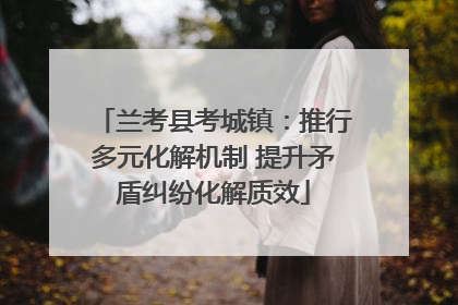 兰考县考城镇：推行多元化解机制 提升矛盾纠纷化解质效