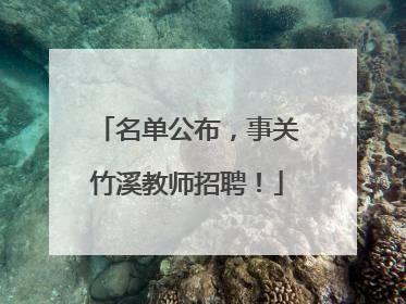 名单公布，事关竹溪教师招聘！