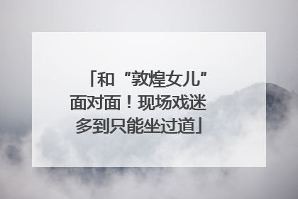 和“敦煌女儿”面对面！现场戏迷多到只能坐过道