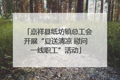 嘉祥县纸坊镇总工会开展“夏送清凉 慰问一线职工”活动