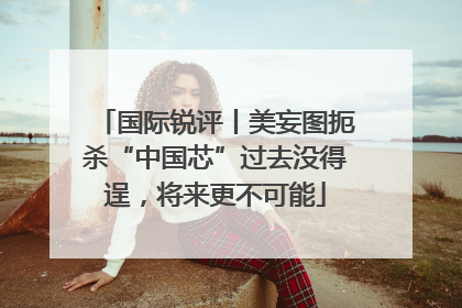 国际锐评丨美妄图扼杀“中国芯”过去没得逞，将来更不可能
