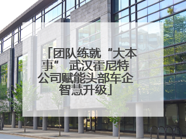 团队练就“大本事” 武汉霍尼特公司赋能头部车企智慧升级