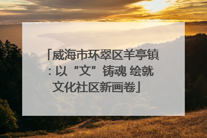 威海市环翠区羊亭镇：以“文”铸魂 绘就文化社区新画卷