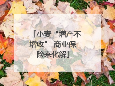 小麦“增产不增收” 商业保险来化解