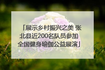 展示乡村振兴之美 张北县近200名队员参加全国健身瑜伽公益展演