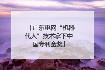 广东电网“机器代人”技术拿下中国专利金奖