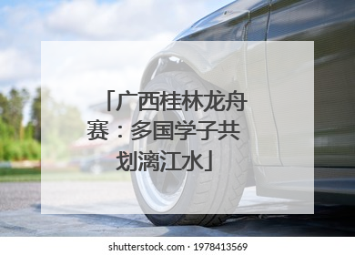 广西桂林龙舟赛：多国学子共划漓江水