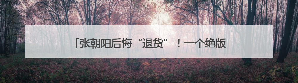 张朝阳后悔“退货”！一个绝版Labubu，被胡润拿去换了一辆车，整车原价值上百万元