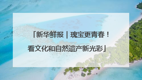 新华鲜报｜瑰宝更青春！看文化和自然遗产新光彩