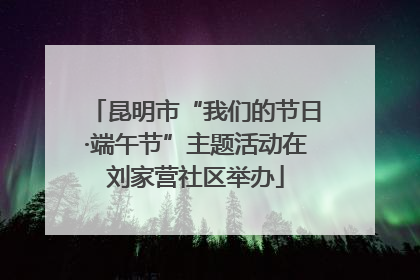昆明市“我们的节日·端午节”主题活动在刘家营社区举办