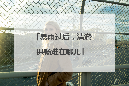 暴雨过后，清淤保畅难在哪儿