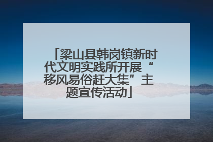 梁山县韩岗镇新时代文明实践所开展“移风易俗赶大集”主题宣传活动