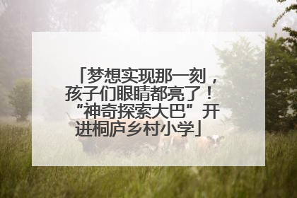 梦想实现那一刻，孩子们眼睛都亮了！“神奇探索大巴”开进桐庐乡村小学
