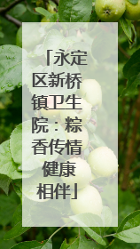 永定区新桥镇卫生院：粽香传情 健康相伴