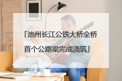 池州长江公铁大桥全桥首个公路梁完成浇筑
