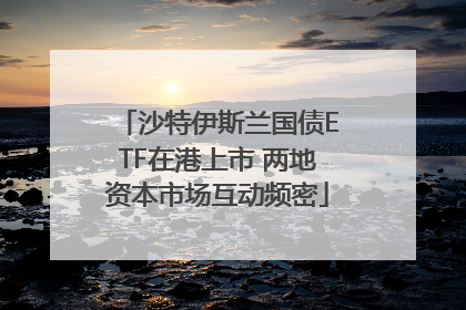 沙特伊斯兰国债ETF在港上市 两地资本市场互动频密