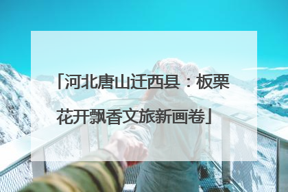 河北唐山迁西县：板栗花开飘香文旅新画卷