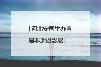 河北安国举办首届非遗摄影展