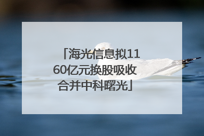 海光信息拟1160亿元换股吸收合并中科曙光