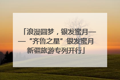 浪漫圆梦，银发蜜月——“齐鲁之星”银发蜜月新疆旅游专列开行