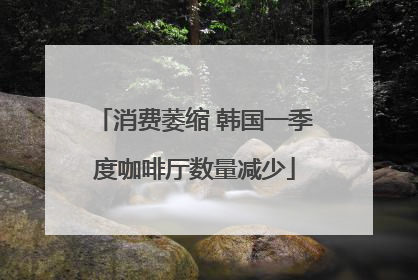 消费萎缩 韩国一季度咖啡厅数量减少