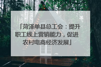 菏泽单县总工会：提升职工线上营销能力，促进农村电商经济发展