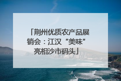 荆州优质农产品展销会：江汉“美味”亮相沙市码头