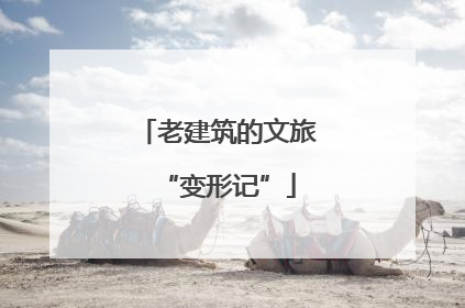 老建筑的文旅“变形记”