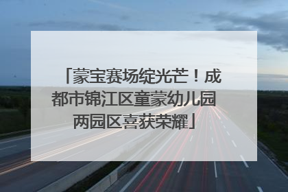 蒙宝赛场绽光芒！成都市锦江区童蒙幼儿园两园区喜获荣耀