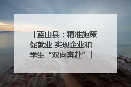 蓝山县：精准施策促就业 实现企业和学生“双向奔赴”