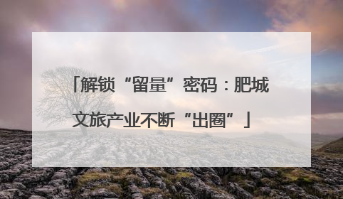 解锁“留量”密码：肥城文旅产业不断“出圈”