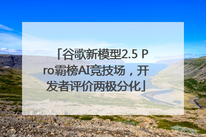 谷歌新模型2.5 Pro霸榜AI竞技场，开发者评价两极分化
