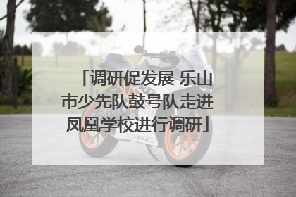 调研促发展 乐山市少先队鼓号队走进凤凰学校进行调研