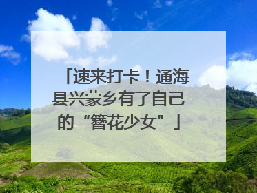 速来打卡！通海县兴蒙乡有了自己的“簪花少女”
