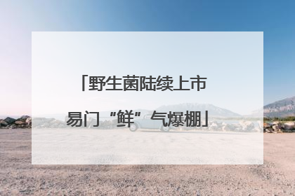 野生菌陆续上市 易门“鲜”气爆棚